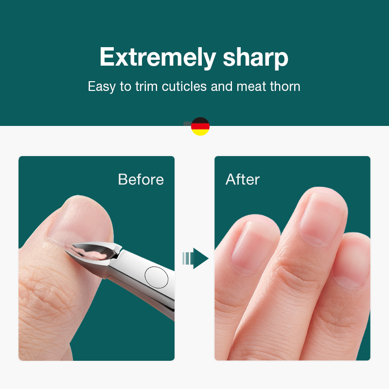 M. GREEN Nail Cuticule Nipper Manucure Ciseaux En Acier Inoxydable Peau Morte Remover Poussoir Outil Tondeuse