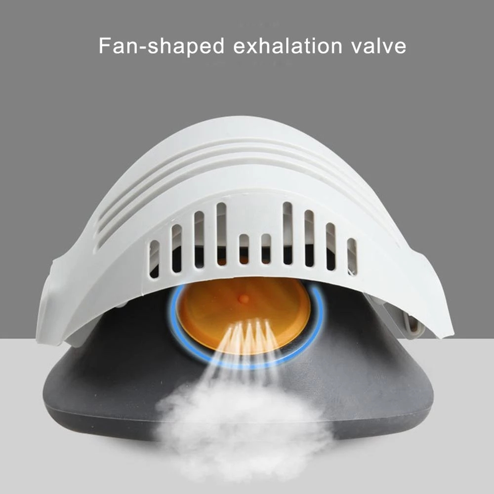 Staub Maske + 20 stücke Filter Baumwolle Atemschutz Halbe Gesicht Staub-proof Maske Anti Industrielle Bau Staub Dunst Nebel sicherheit Gas maske