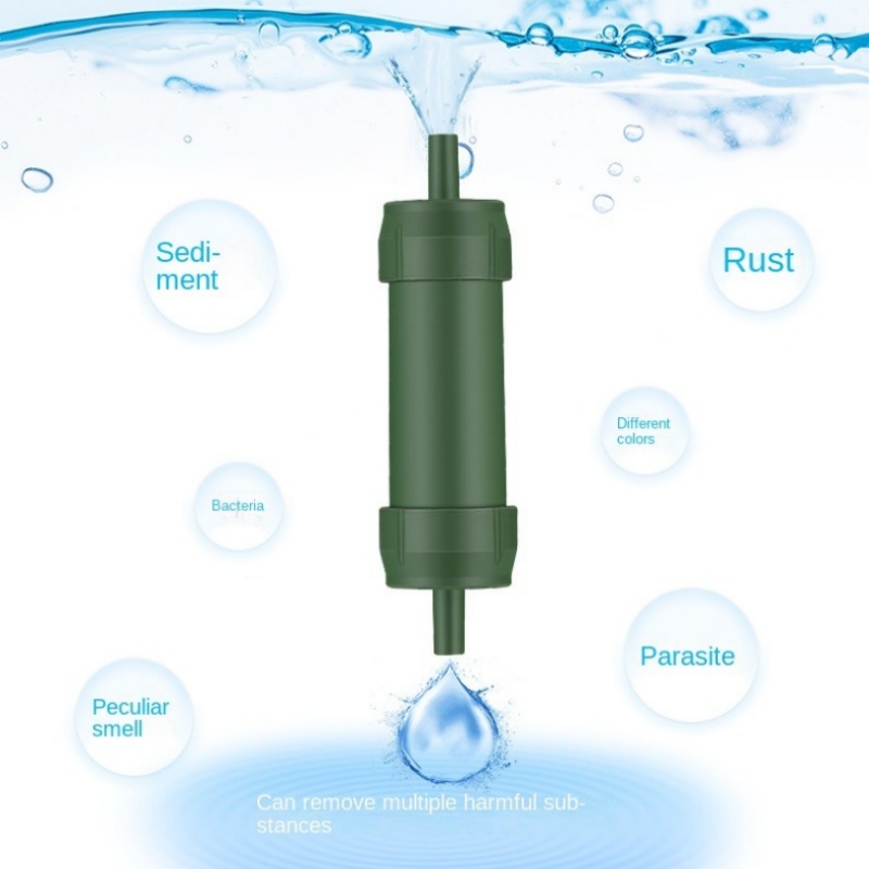 Outdoor Mini Wasserfilter Stroh Camping Reinigung tragbare Wander wasser reiniger für Überleben oder Not versorgung