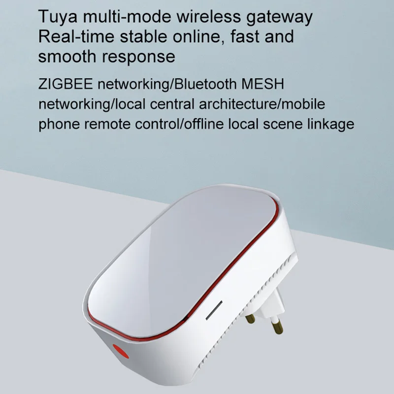Tuya Zigbee 3.0 Bluetooth Ble Mesh Wifi Bezprzewodowa Bramka Hub Most Automatyka Zdalne Sterowanie Smart Life 220V Wtyczka EU/US/UK