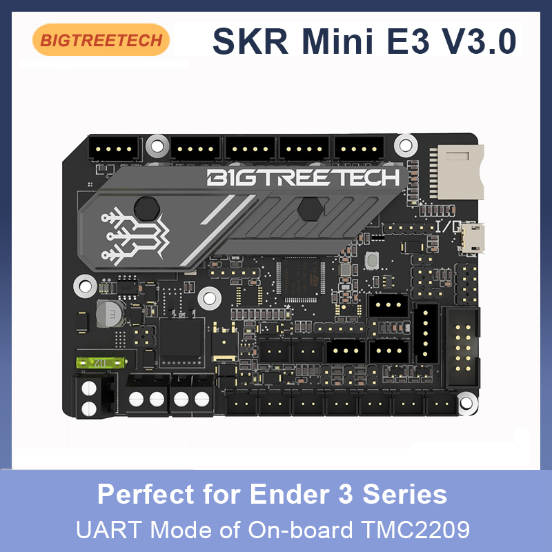 หน้าจอ: BIGTREETECH BTT SKR Mini E3 V3.0 เมนบอร์ด TMC2209 UART VS SKR 2 3D เครื่องพิมพ์เมนบอร์ดสําหรับ Ender 3 Ender 5 Pro CR 10