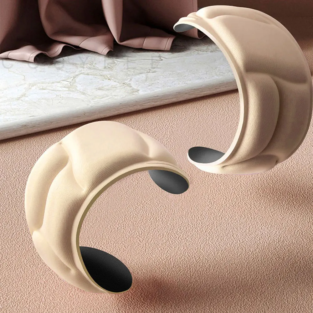 Solette in memory foam per massaggio 5D da 4 pezzi Ispessimento Cuscino traspirante Ammortizzazione Comfort Adatto per solette con tacchi alti
