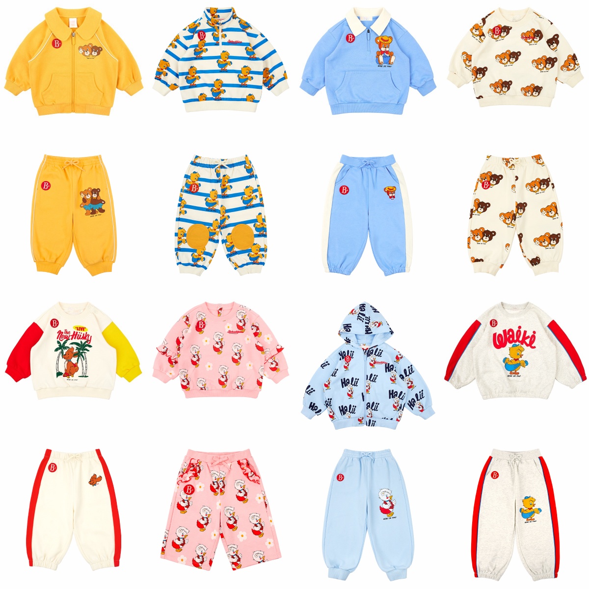 Conjunto de sudadera para niños y niñas, conjuntos de trajes 2025, sudaderas para niños, pantalones de chándal, conjunto de ropa superior e inferior coreana para niños