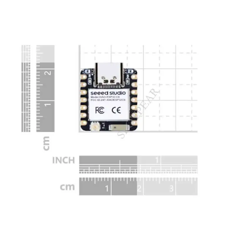 XIAO-placa pequeña ESP32C6, dispositivo con WiFi y Bluetooth 5,0, para Arduino, SeeedStudio, ESP32 C6