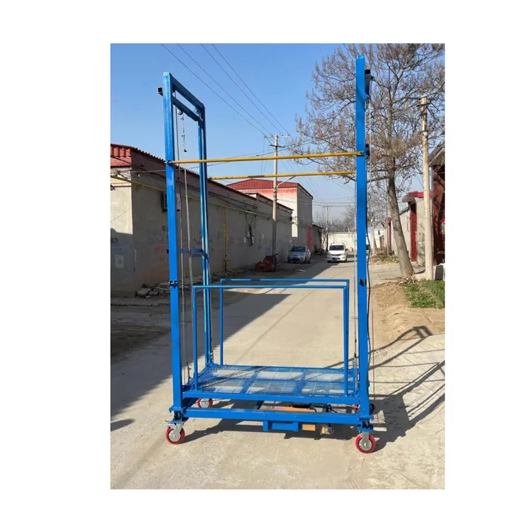 Loading Electric Lifting Scaffold Electric Scaffolding 6m Portable Electric Scaffolding Lift Platform