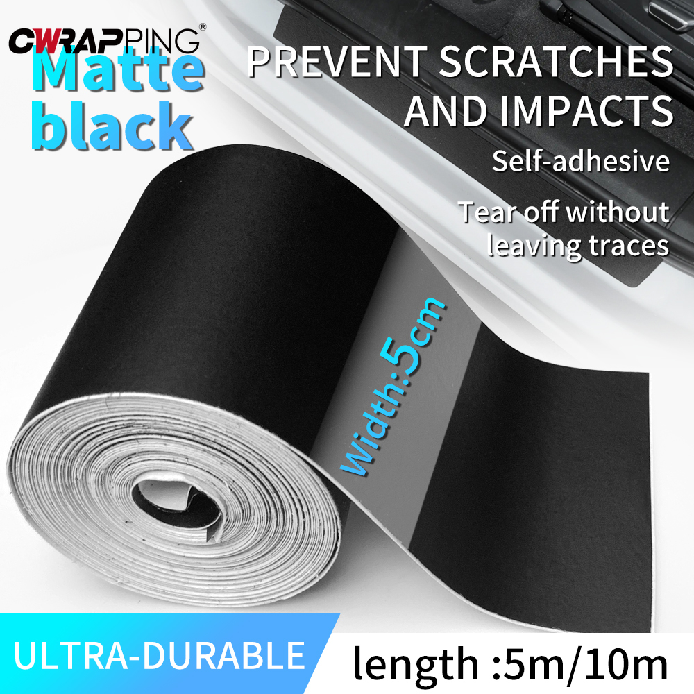 3/5/7/10cm preto fosco vinil envoltório fita janela guarnição filme blackout cromo excluir vinil envoltório rolo para pilar do carro capô telhado