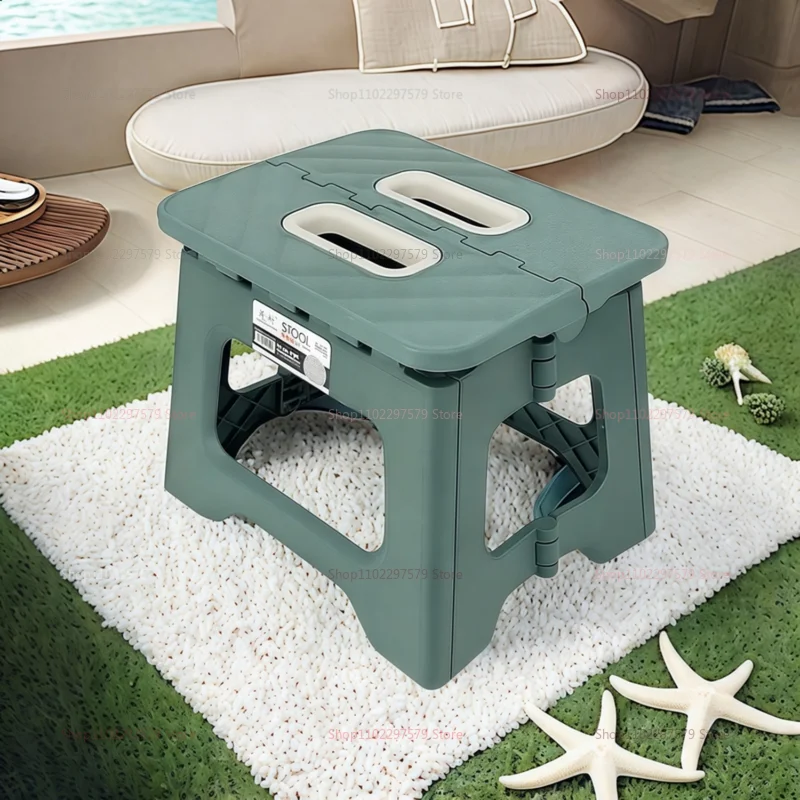 Plastic Folding Stool Portable Strong Load-bearing Capacity Outdoors Non-slip Simple Easy To Store Comfortable Fishing Chairs