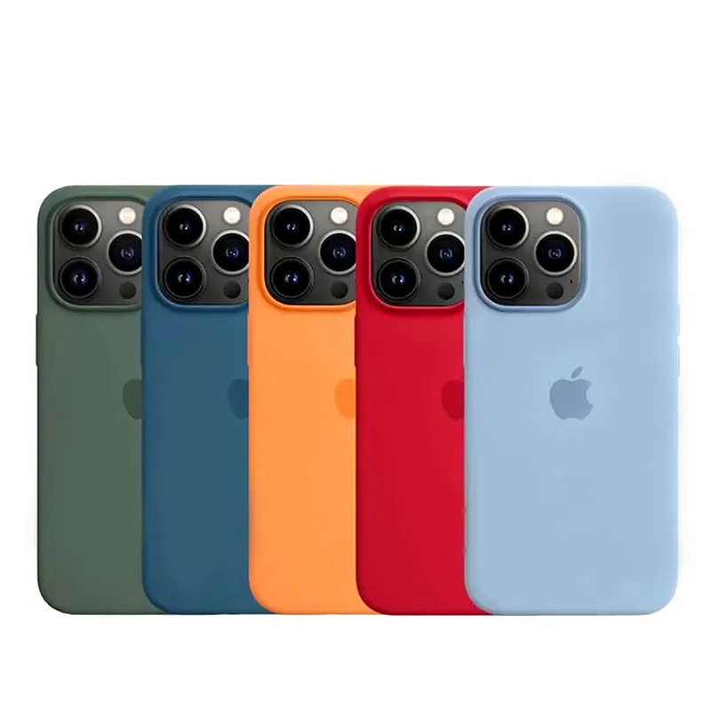 Оригинальный жидкий силиконовый чехол для телефона iPhone 11, 12, 14, 13, 15, 16 Pro Max, чехлы Apple для iPhone 15, 13, 12, 16 Plus, чехол с полным логотипом