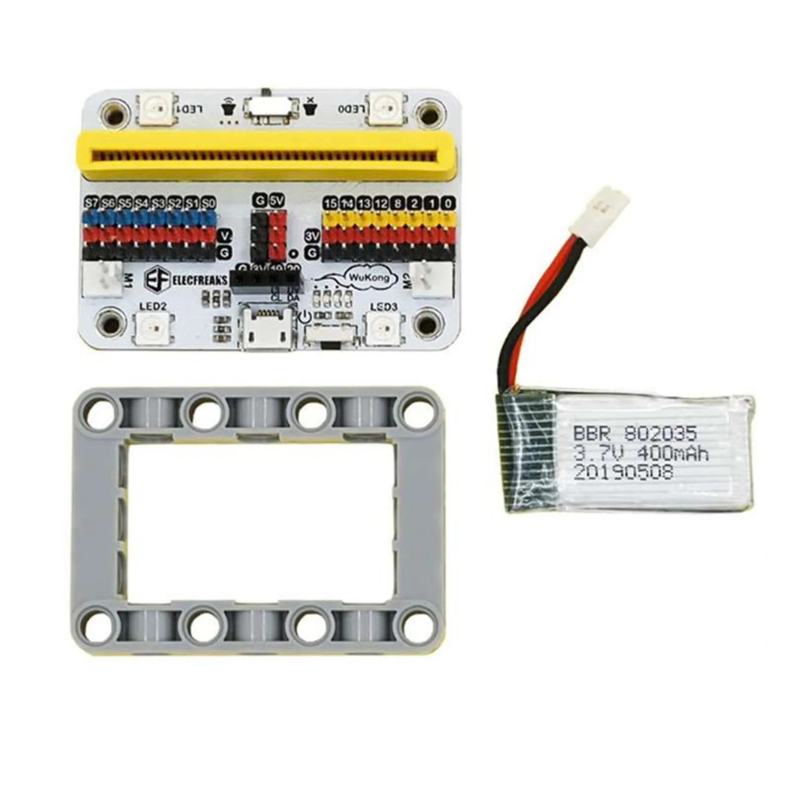 Micro:bit Wukong Erweiterungsplatine mit Servo-/Motortreibern |   STEM-Codierungsset zum Lernen von Kindern