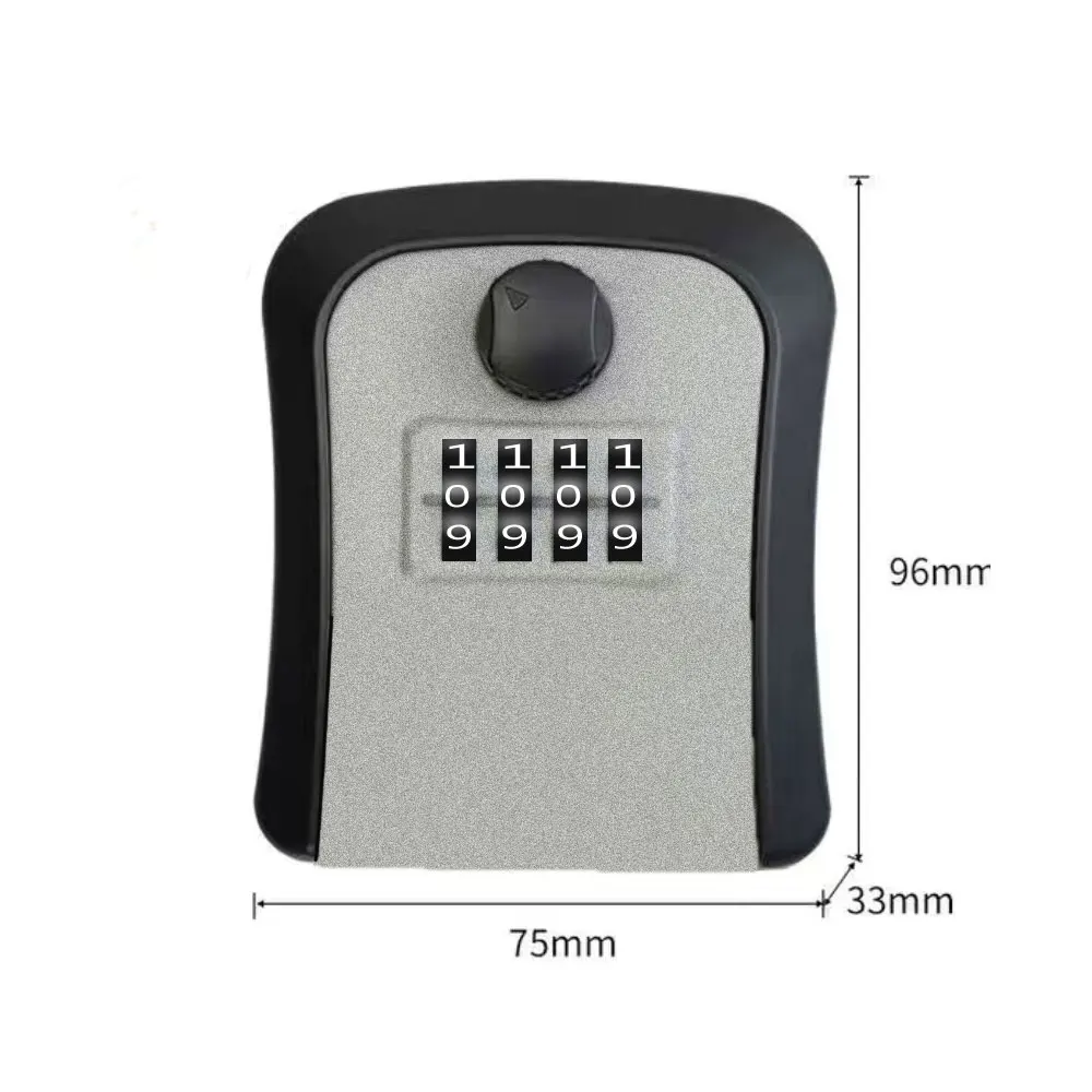 Smart Code Password Key Lock Box Storage Key Wall Mounted Key Safe Box Waterproof Outdoor Keybox 4 Digits Passwords