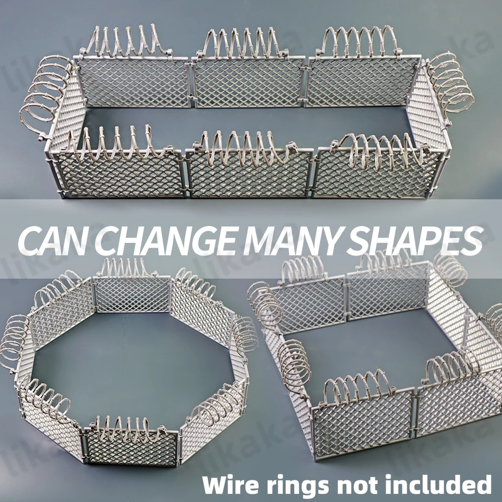 MOC 軍事ネットビルディングブロックおもちゃセット DIY ブロックおもちゃ男の子用互換性のあるクラシックファームフェンス軍事フェンスレンガ部品