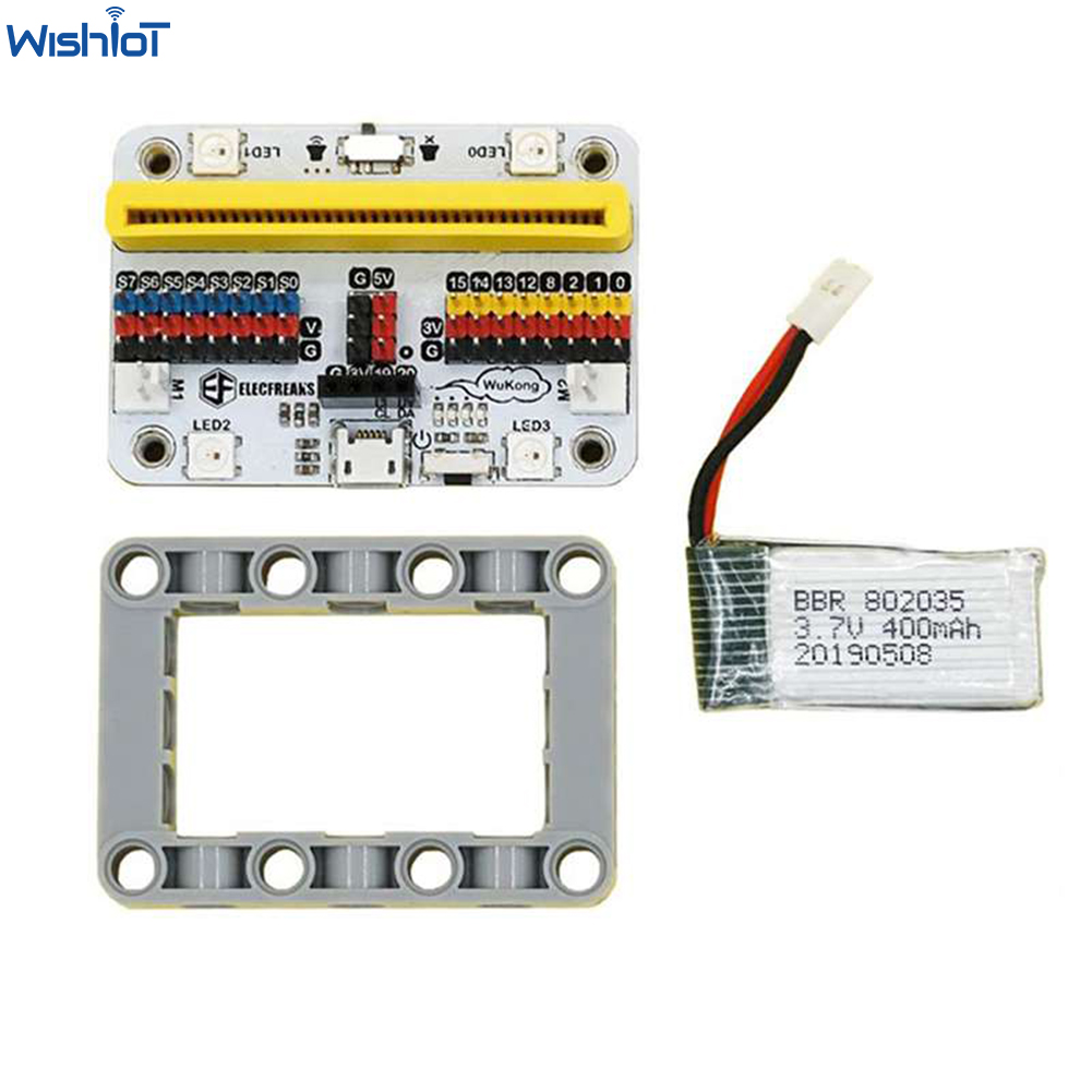 Micro:bit Wukong Expansion Board Adapter Servo Motor Drivers Connection for Kids Fun Coding Programming Learning Class Teaching