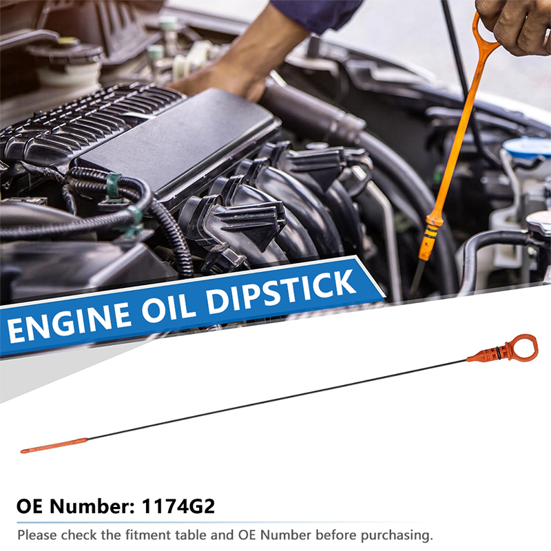 Engine Oil Level Dipstick for Citroen C2 C3 C4 C5 Berlingo for Peugeot 206 207 307 407 1.6 HDI 1174G2   