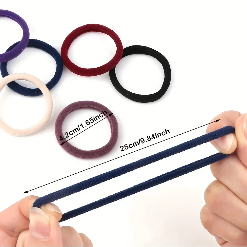 50/100 peças laços de cabelo elásticos macios faixas de cabelo conjunto de acessórios decorativos para cabelo para bebês meninas