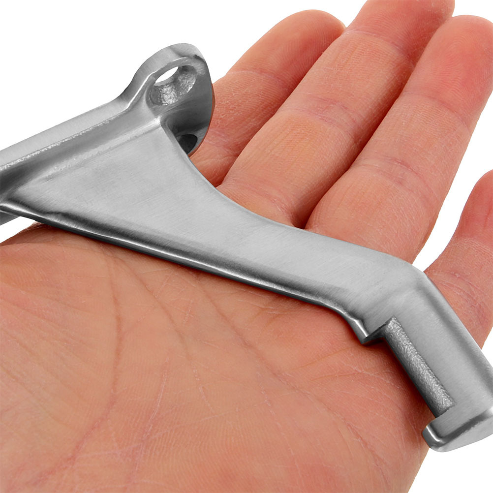 2Sets Stair Handrail Brackets Metal Stair Railing Support Smooth Touch Easy Install for Indoor Staircase Hand Railings