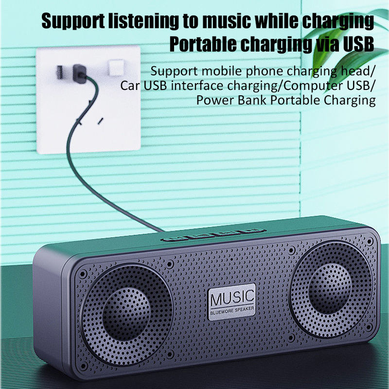 S18 Draadloze creatieve Bluetooth slimme luidspreker Mobiele telefoon Audio Computer Subwoofer Outdoor Handige radio
