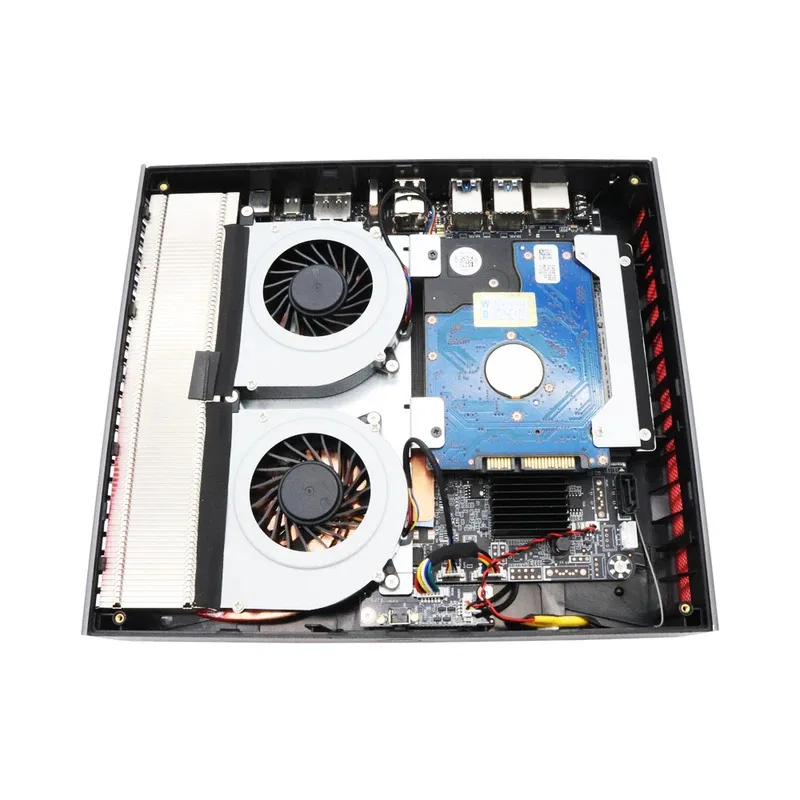 I-ntel Core I9 10880H Supporto Mini PC a doppio display 4K 8/16/32/64 GB Viene fornito con un dissipatore di calore per i giochi