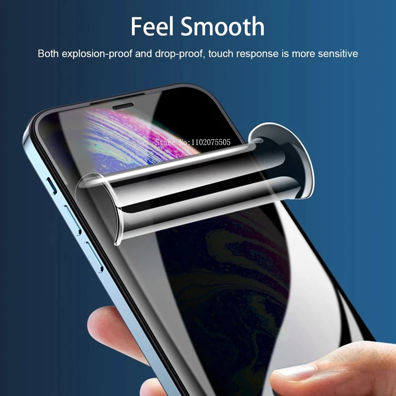 3PCS Anti-Spy Hydrogel Film for iPhone 15 13 11 12 14 Pro Max Plus XS Max X XR Privacy Screen Protectors for iPhone 12 13 Mini