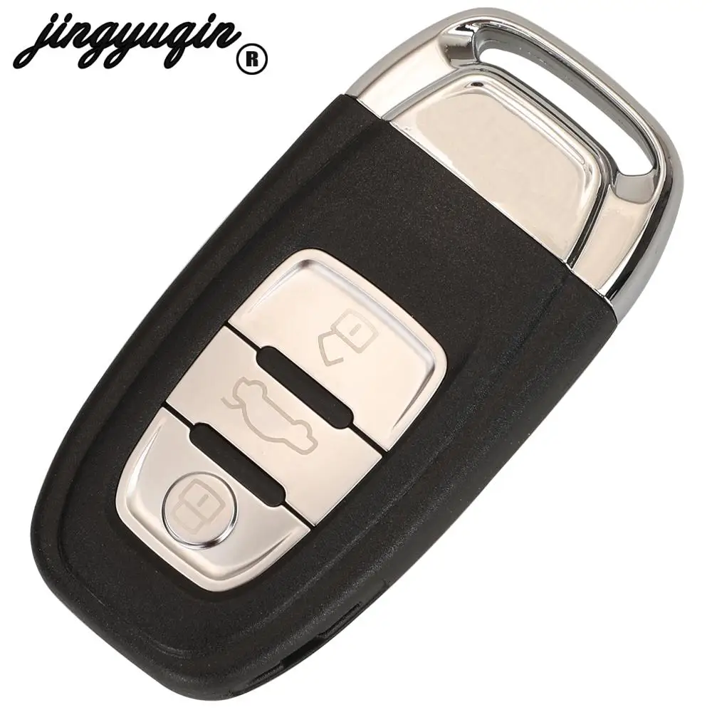 Jingyuqin 3/4 Knoppen Half Smart Voor Audi Q5 A4l A5 A6 A7 A8 Rs4 Rs5 S4 S5 Remote Auto Sleutel 315Mhz/433Mhz/868Mhz 8t0 959 754c/F/D