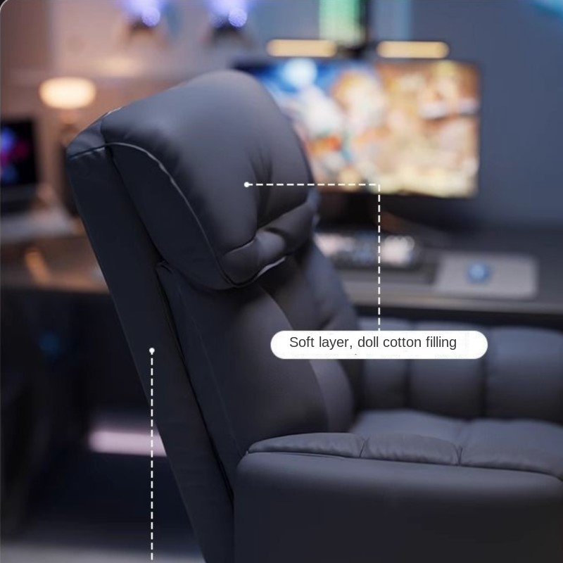 OMGD E-sports Chair Sofa Chair Comfortable Sedentary Not Tired Ergonomic Chair Back Can Lie Office Learning Live Chair