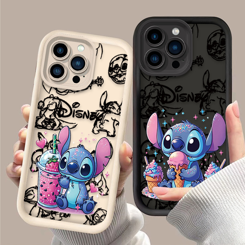 Bonita funda de teléfono Disney Stitch para Xiaomi Redmi Note 13 12 11 Pro Plus 4G 5G 12S 11S 10S 10 9 9S 8 12C 13C A3 funda de silicona suave