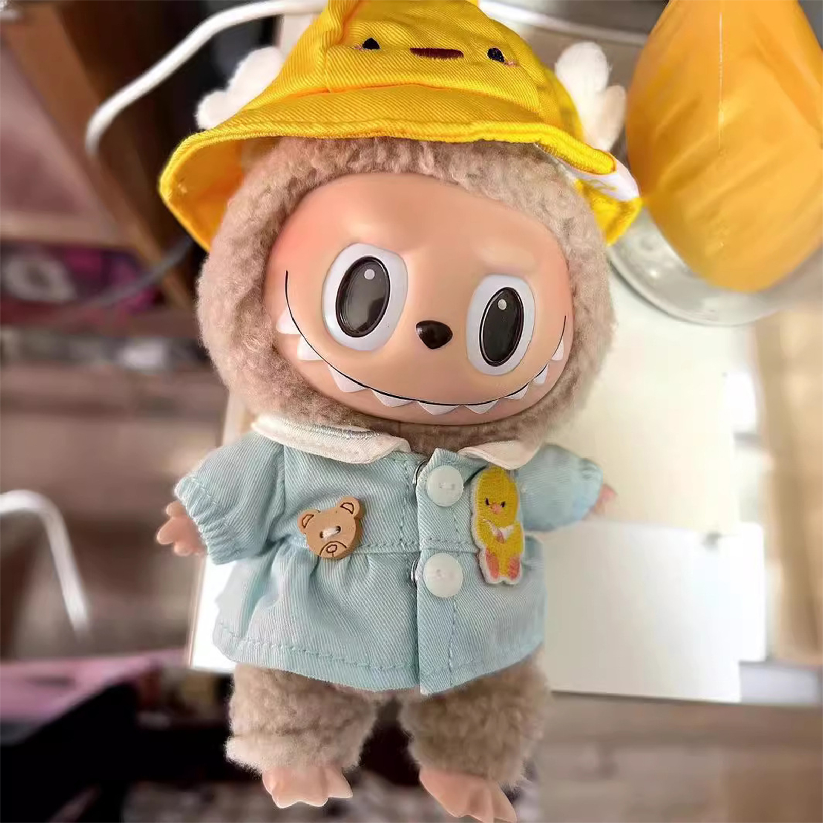 Boneca de pelúcia Skin-friendly para crianças, acessórios, presente para meninas