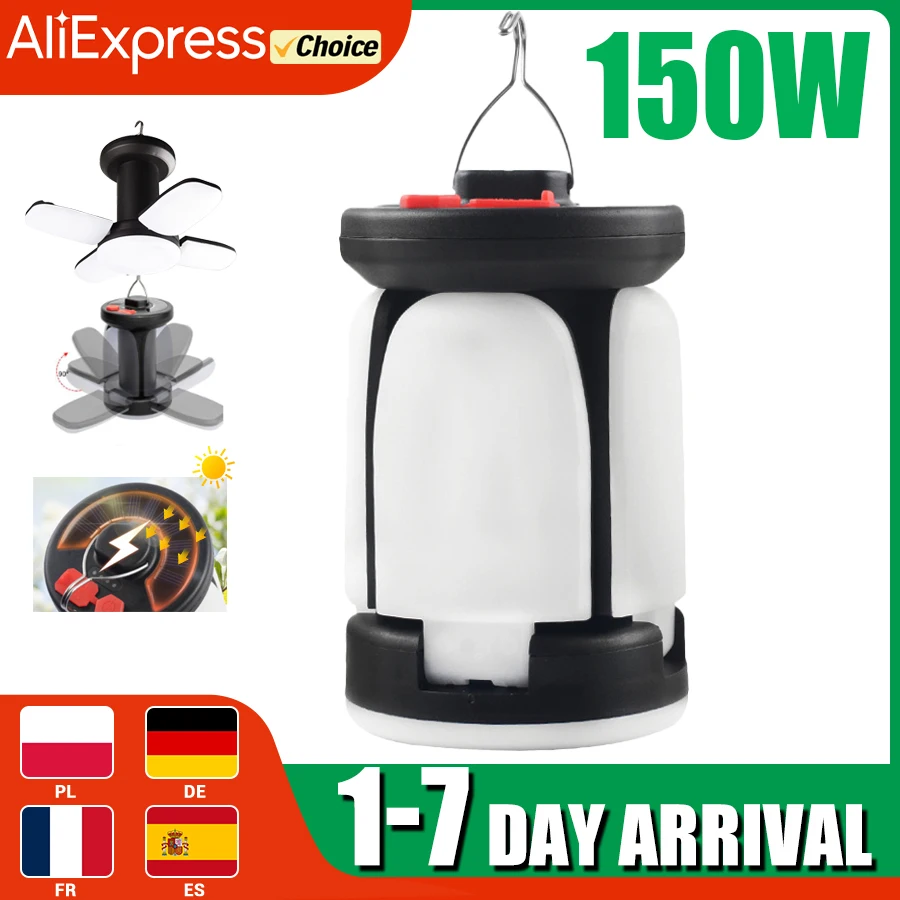 Außenbeleuchtung LED Blatt Camping Lampe Aufgehängt Notfall Solar USB Aufladbare Zelt Camping Lichter Angeln Reise Laternen