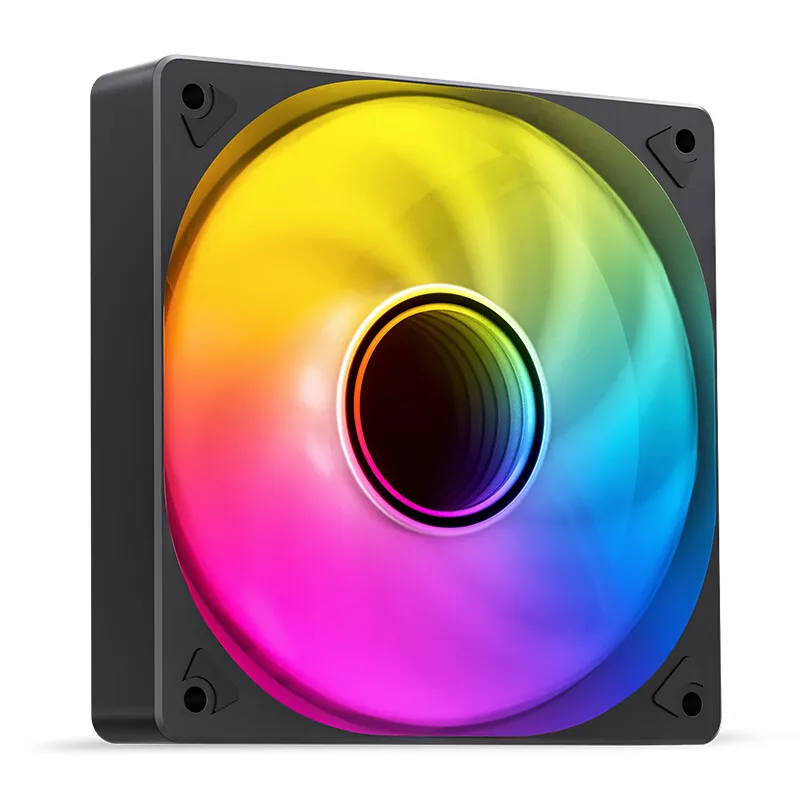 JONSBO SL-120 ARGB ファン 120 ミリメートルクーラー PC ケースファン 5V 3PIN/4PIN PWM CPU クーラー PC ファン RGB フロントリバースケースファン