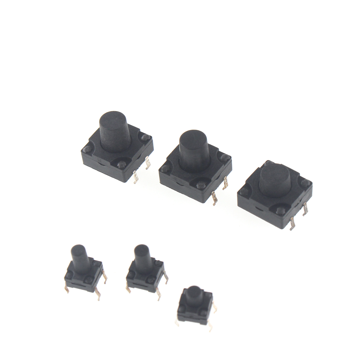 10PCS 12x12 PCB Tactile Mini Push Button Switch SMD DIP 4pin Micro Switch 12*12*4.3/5/6/7/8 Mm 6x6*4.3mm 6mm 7mm 8mm Waterproof