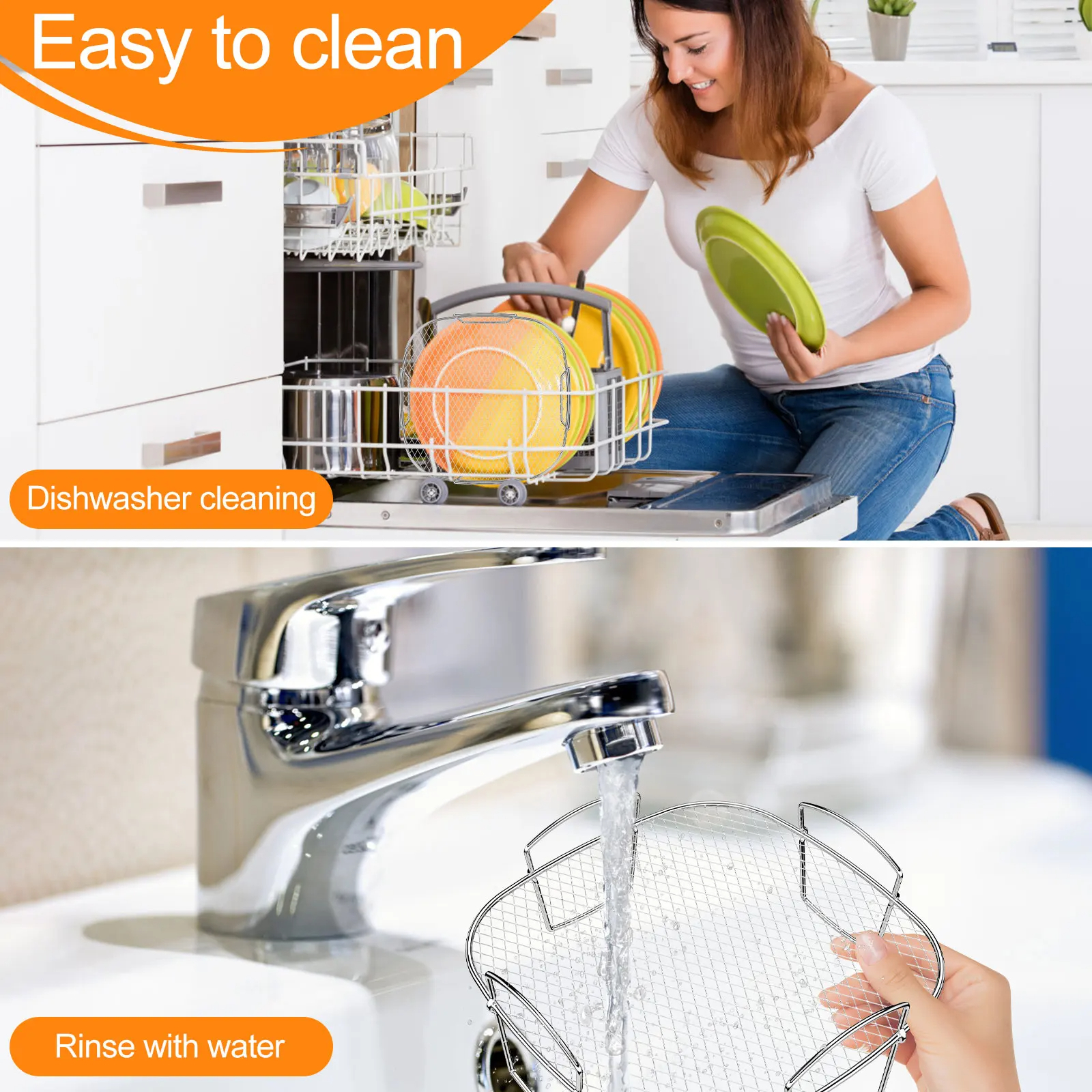 มัลติฟังก์ชั่นย่าง Rack ใช้งานร่วมกับ Airfryer Dehydrator BBQ Rack Steamer ย่างเครื่องมือทําอาหารสําหรับ Air Fryer อุปกรณ์เสริม