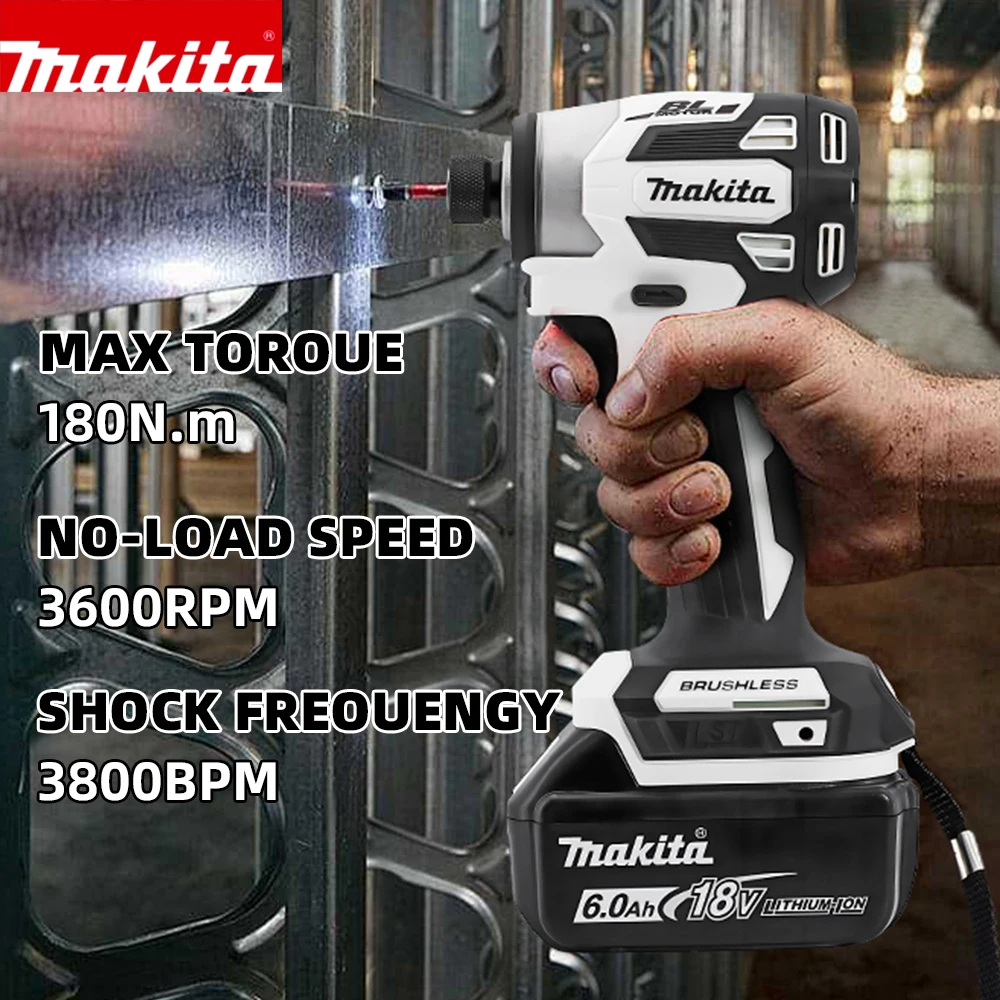 Makita New DTD173 Screwdriver Cordless Electric Lithium 18V Battery Handheld Multifunction Household Drill Motor Power Tools