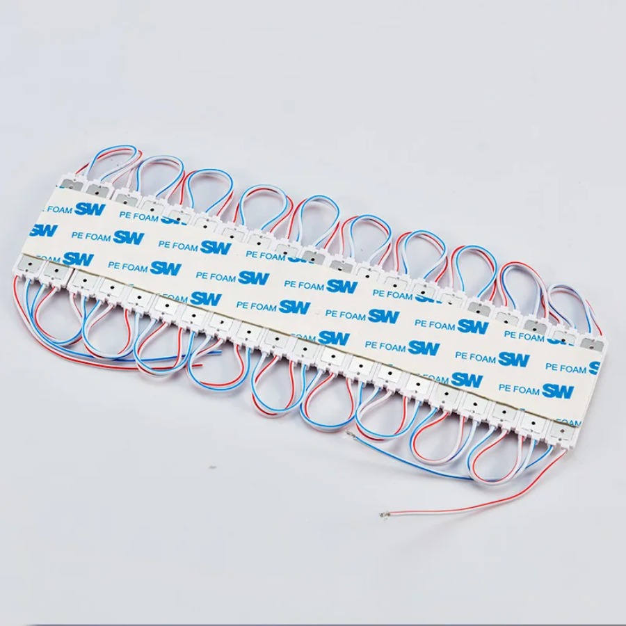 20 pcs/lot LED Module lumière 2835 intérieur extérieur Injection étanche signe rétro-éclairage DC12V boutique publicité lettre panneau lampe