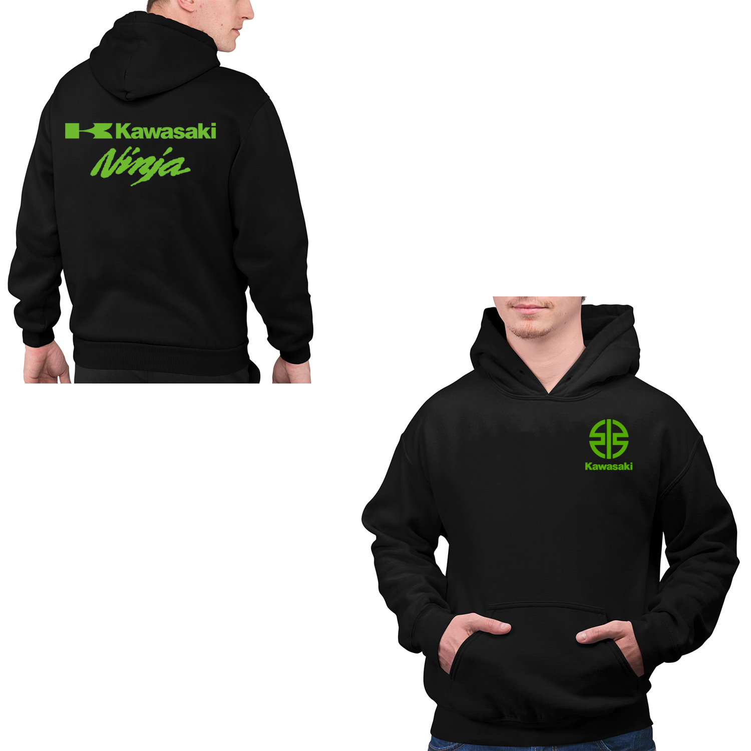 2024 Otoño Invierno nueva motocicleta Kawasaki hombres Sudadera con capucha Y2K moda masculina sudadera 2024 nuevo deporte mujeres jersey