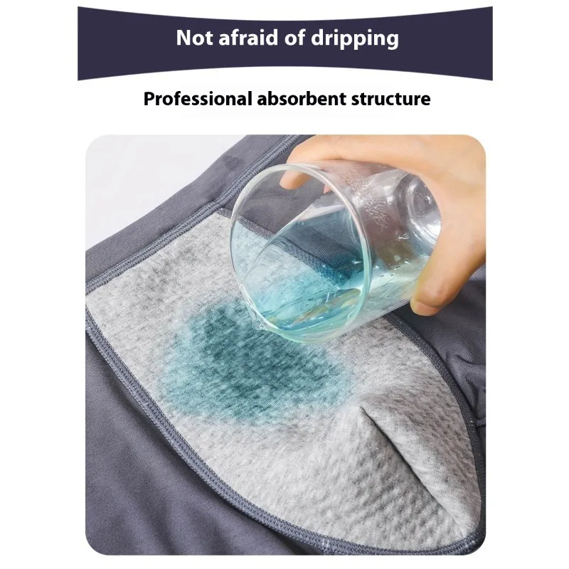 Men Leaking Underwear Elderly Waterproof Breathable Moisture Absorption Loose Thickened Crotch Washable Boxers Patient Pants
