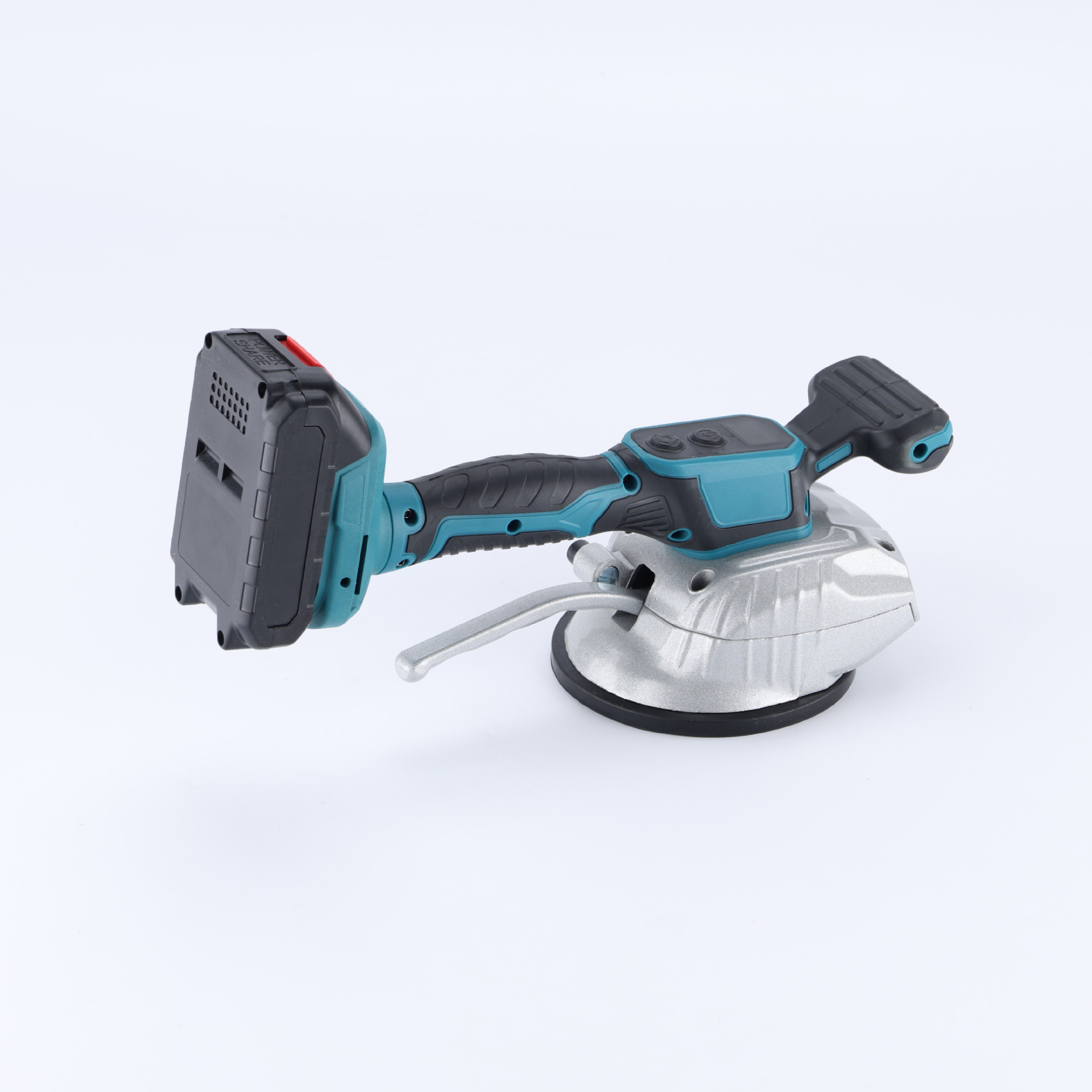 Máquina niveladora de vibración de azulejos de 8 velocidades, herramienta de instalación de azulejos inalámbrica para pared de azulejos de piso para pasador de batería Makita de 18V