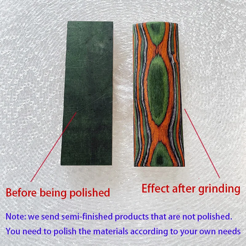 1 stück DIY Messer Griffe Herstellung Material Holz Rohlinge Farbe Holz Griff Teile Griffe Schleuder Griff Patch Material