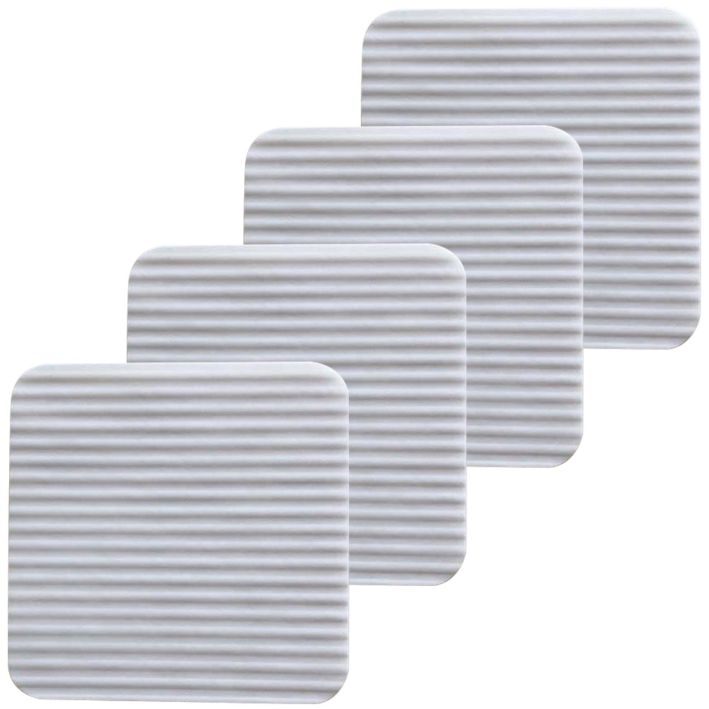 4Pcs Carpet Tape for Area Rugs Over Carpet Non-Woven Rug Pad Prevent Curling and Moving Anti-Slip Protection for Kitchen
