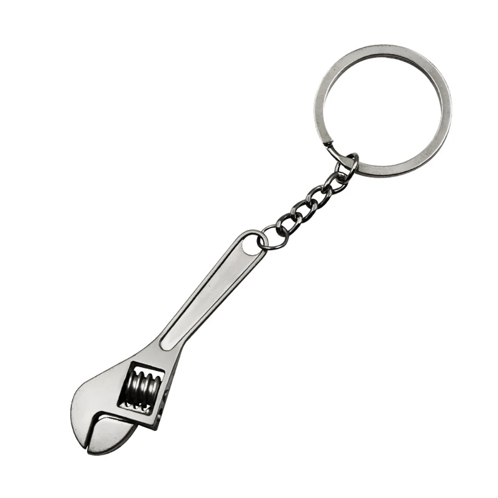 Strumento di simulazione Portachiavi Chiave creativa in metallo Portachiavi Auto Piccolo regalo Ciondolo Strumento tascabile regolabile Comodo regalo chiave