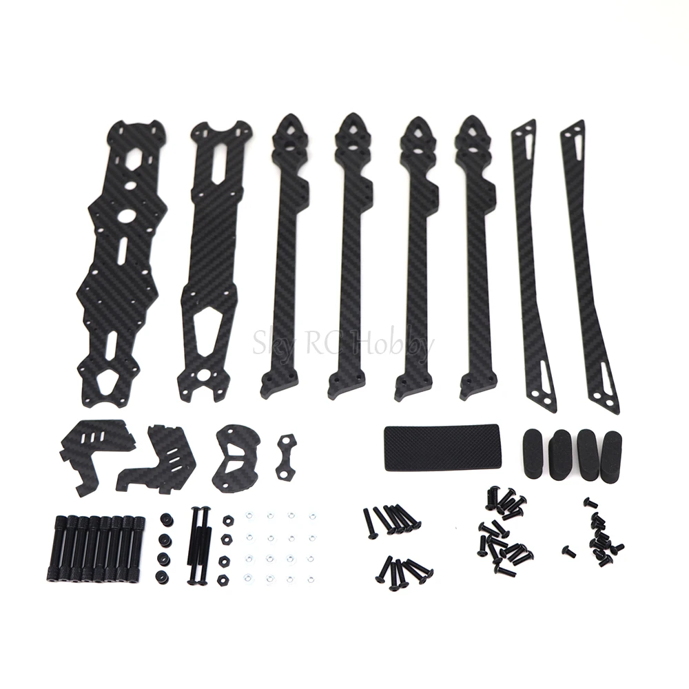 Kit de marco de estilo libre para Dron de carreras, de 8 pulgadas cuadricóptero, 367mm, 9 pulgadas, 387mm con brazo de 6mm/10 pulgadas, 427mm w/7,5mm, Mark 4