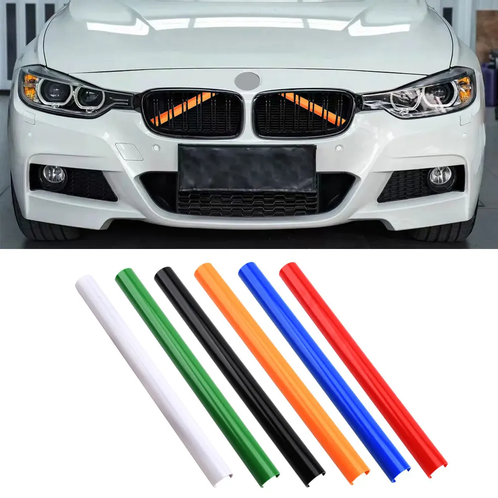Tiras da guarnição da grade dianteira do carro, decoração da barra do esporte de M, BMW F20, F21, F22, F23, F30, F31, F32, F33, F34, F35, F36, F40, F45, F46, PCes 2