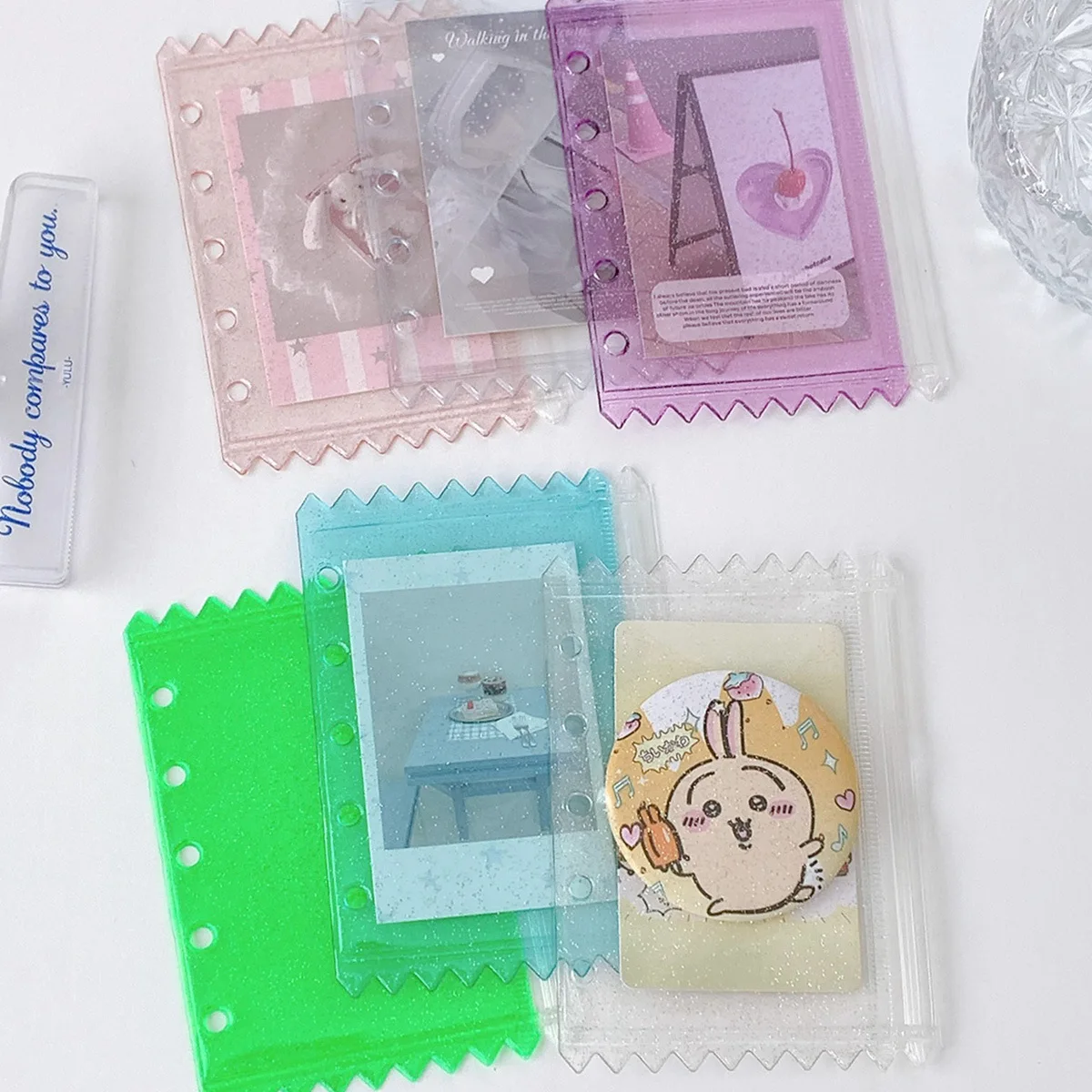 ジッパー付き防水PVCバインダー,キャンディーカラーのバインダー,ジッパーフォルダー,ノートブックバインダー,ドキュメントファイル,5穴,m5