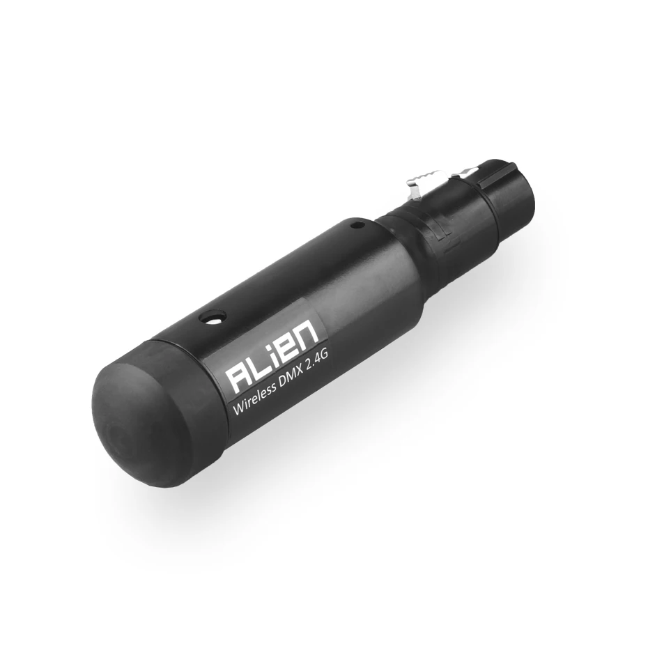 ALIEN ชาร์จ 2.4G ISM ไร้สาย DMX 512 DFI Controller ตัวรับสัญญาณ XLR Transmitter สำหรับ DISCO DJ PARTY Bar สำหรับ DMX STAGE PAR LIGHT