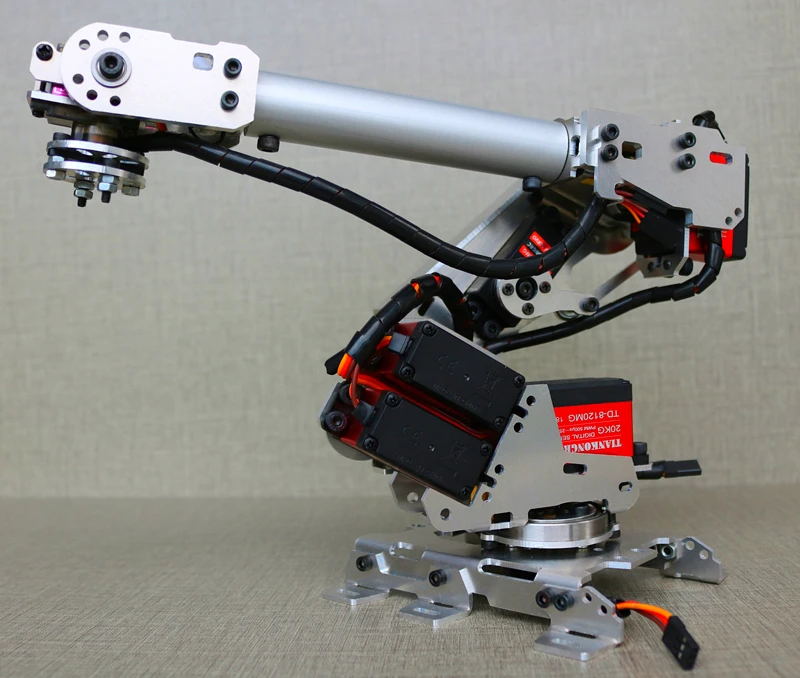 7 Dof Manipulator Robot Arm With Large Suction Air Pump For Arduino Robot Mindustrial Robotic Model UNO Prohrammable Robot Arm
