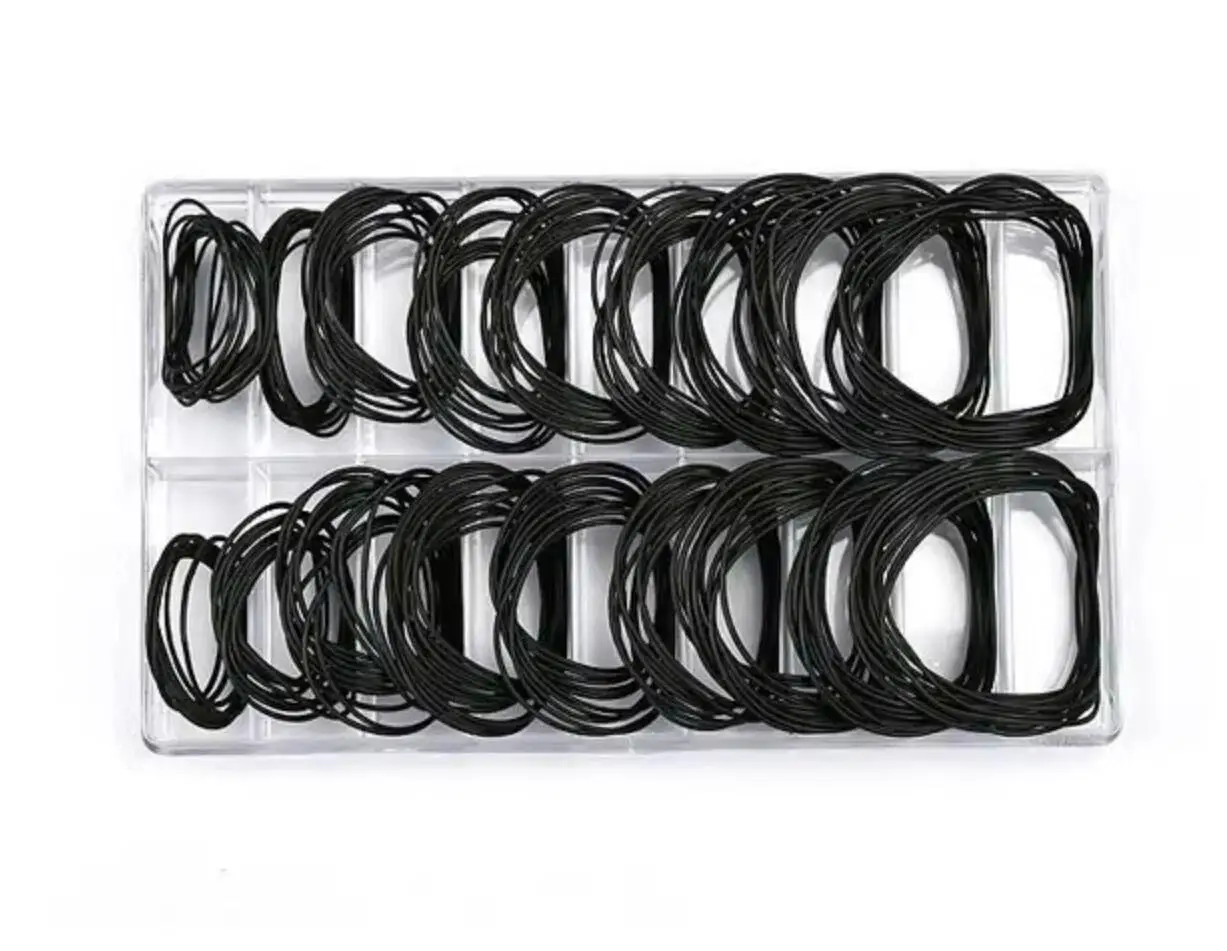 200 Uds caja trasera de reloj herramientas de reparación de juntas tóricas impermeables de goma para relojero espesor 0,5 Mm/0,6 Mm caja de alta gama