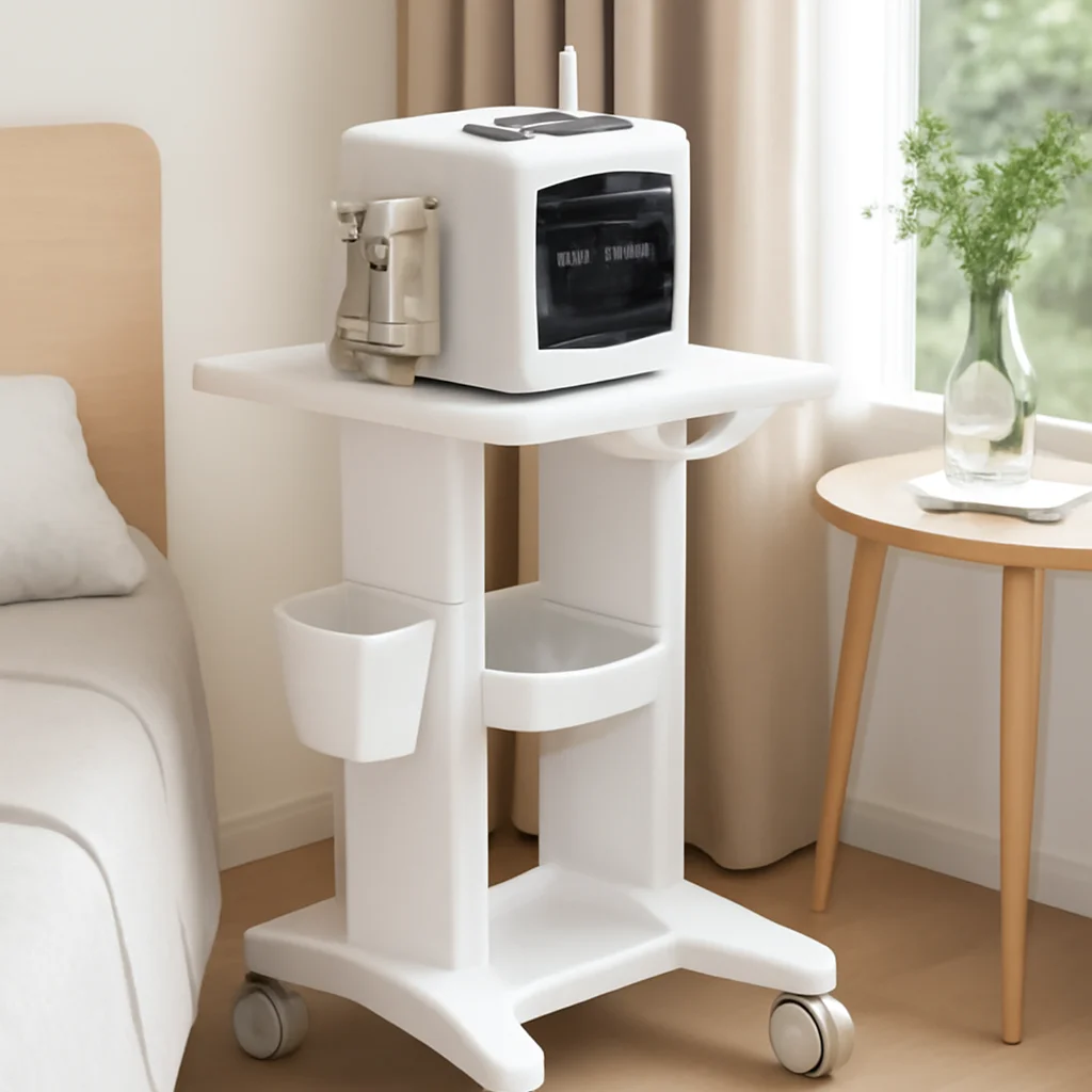Beauty Salon Instrument Stoage Cart Rolling Trolley Multi-functional Storage Stand for Skin Care Machine Mobile Equipment Stand