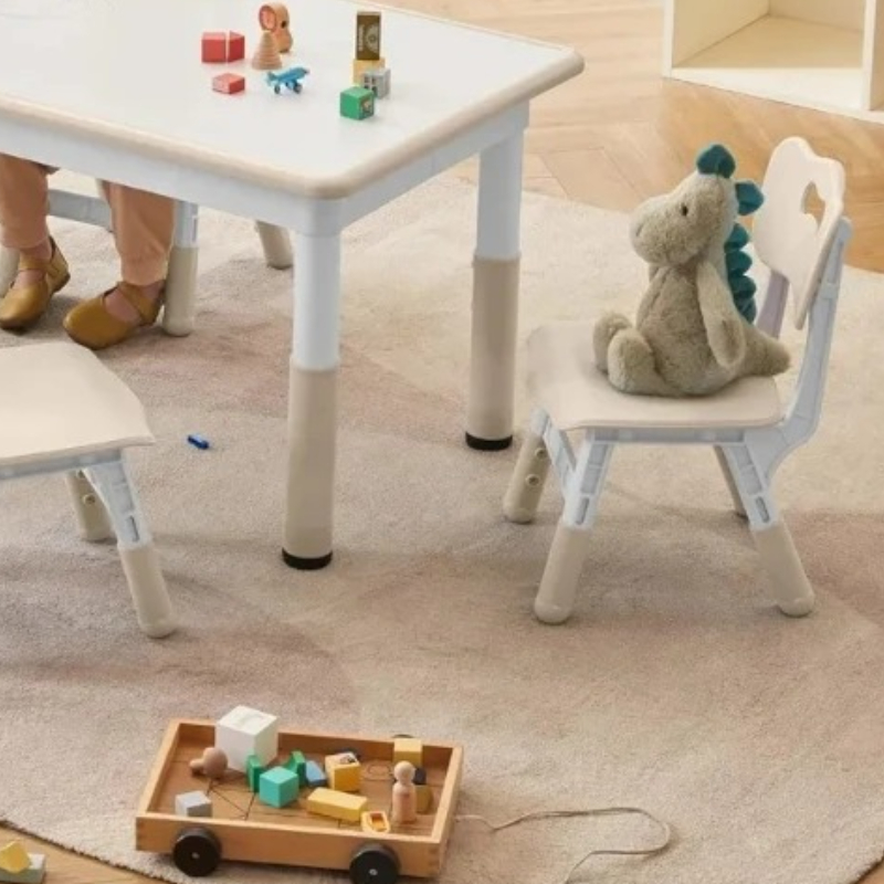 Toddler Table Baby Desk Height-Adjustable Graffiti Desktop Children Activity Bureau Enfant Children's Table and Chair Kids Study