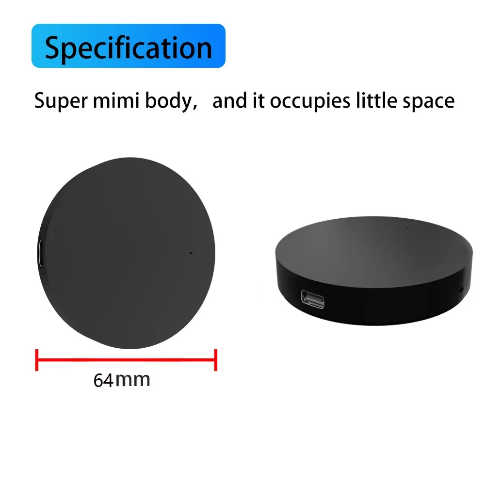 Tuya สมาร์ท WiFi Universal IR รีโมทคอนโทรล 38KHz DIY Smart LIfe APP ควบคุมเสียงสําหรับทีวี DVD AC ด้วย Alexa Alice Google Home