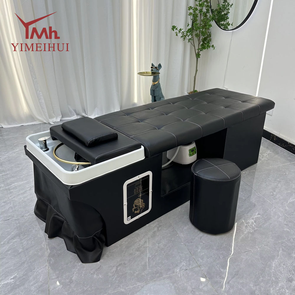 Salon Washing Hair Massage Hydrotherapy Shampoo Bed Spa Head Water Therapy Circulation Shampoo Beds