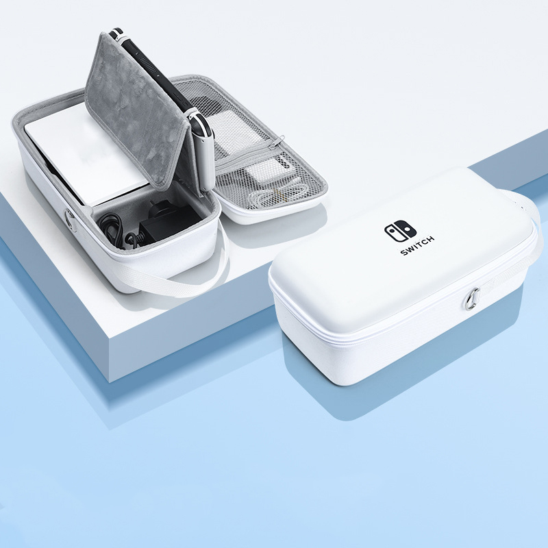 Für Switch Aufbewahrungstasche, Switch OLED Schutzhülle, NS Ladestation tragbare Harttasche NS Halterung Tasche