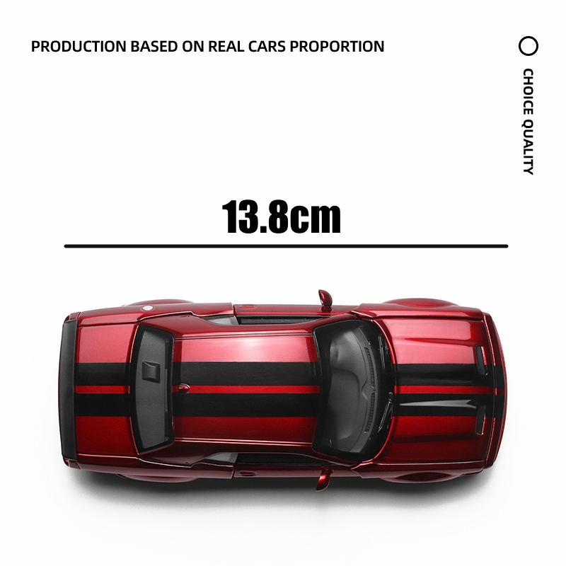 CCA COOL CHIC AUTO 1/36 Dodge Challenger SRT Hellcat Assembled Modified Toy Car Model Diecast Alloy Miniature Collection Gift